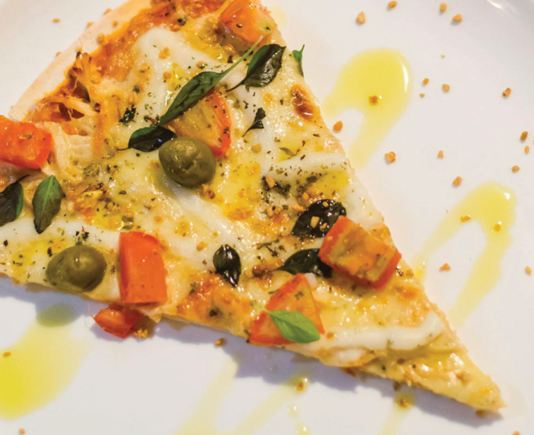 Stück Pizza